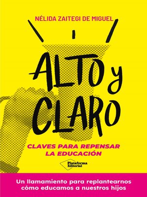 cover image of Alto y claro